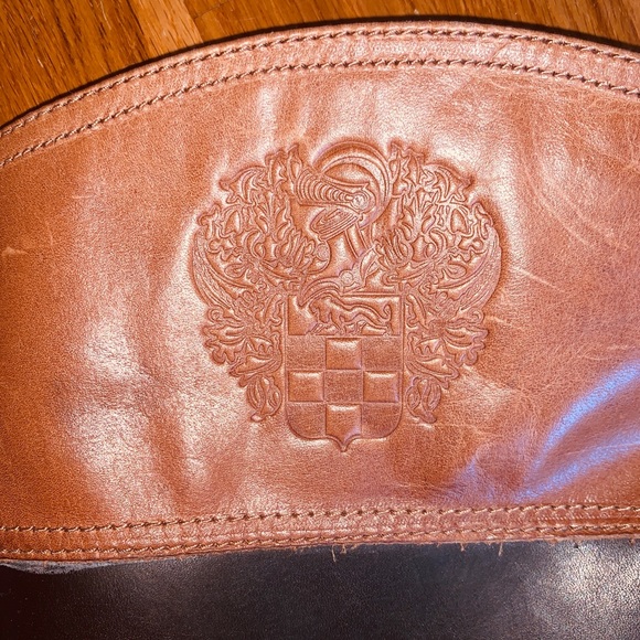 Vince Camuto two-toned leather riding boots - Picture 6 of 8